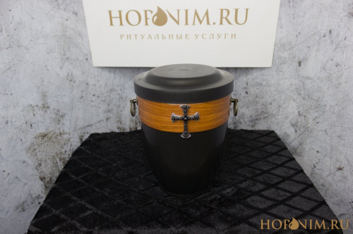 Урна для праха из пластика Крест